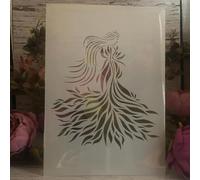 Pochoirs pour peinture sur bois A4 29 cm Motif couple amoureux s'embrassant et faire des cartes - Pochoirs réutilisables pour toile, meubles, papier - Style L
