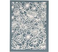 Pochoirs pour sérigraphie Sculpey - Floral Bleu G