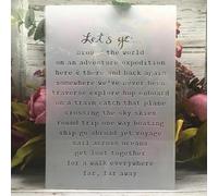 Pochoirs réutilisables - 29 x 21 cm - Let's Go English Article Dessin Pochoirs pour bricolage, artisanat, mur, toile, meubles, scrapbooking, décoration de la maison