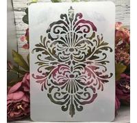 Pochoirs réutilisables - 29 x 21 cm - Motif Love Live Laugh - Pour bricolage, artisanat, mur, toile, meubles, scrapbooking, décoration d'intérieur, style M