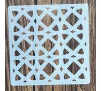 Pochoirs réutilisables, 30 x 30 cm, motif fleur pour peinture sur meubles en bois, décoration de sol, fournitures de bricolage, style 6