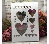 Pochoirs réutilisables - Format A4 - 29 x 21 cm - Motif Love Live Laugh - Pour peinture sur bois, mur, meubles, sol, travaux manuels, décoration d'intérieur, style F