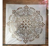Pochoirs réutilisables pour peinture, 20 x 20 cm, motif mandala, pochoirs pour peinture sur bois, toile, sol, mur, carrelage, tissu, meubles