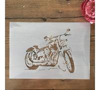 Pochoirs réutilisables pour peinture, format A4, 29 cm, pour moto, pour peinture sur bois, toile, sol, mur, carrelage, tissu, meubles