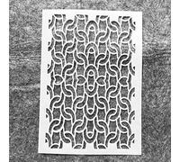 Pochoirs réutilisables pour peinture sur bois, format A4, 29 cm, motif géométrique, nœud, dessin, scrapbooking, décoration murale