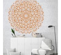 Pochoirs ronds géants de 80 cm pour murs sur le mur, peinture, décoration, modèles de décoration, réutilisables, travaux manuels, réfrigérateurs, machine à laver, brique