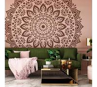 Pochoirs ronds géants mandala pour murs sur le mur pour peindre, peinture, décoration, décoration, travaux manuels, meubles, plâtre, brique décorative, grand format - 220 cm