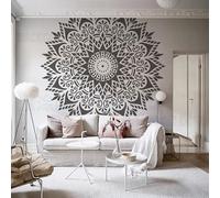 Pochoirs ronds géants mandalas de 140 cm pour murs, modèles à peindre, décorer, modèle de décoration, réutilisable sur le mur, taille artisanat, décoration de réfrigérateurs électriques