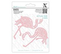 Xcut Matrices de découpe-Flamant rose tropical (2 pièces), Tôle, 19,5 x 14,3 x 1,2 cm