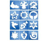 Pochoirs Zen Mindfulness par Roylco, art pour se détendre et pratiquer les techniques de méditation, pochoirs d'aide comportementale pour stylos, crayons, marqueurs, intelligence émotionnelle et