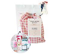 Pochon Mariage 25 Cadeaux pour Mariés - Coffret Compte à Rebours Mariage & EVJF - Cadeau Future Mariée Personnalisable - Kit Surprise Romantique Jour J - Fabrication Française - 19x25 cm