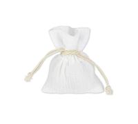 Pochon - NO NAME - 8x10cm - Coton - Blanc - Lot de 4