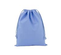 Pochon Tissu Sac de rangement à cordon en coton, 3 pièces, sacs en toile for bonbons, pochette d'emballage cadeau, sacs d'organisation réutilisables for articles divers de maison(Blue,18x25cm)