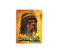 Pochon Weed Design Premium | 50pcs Sachets Zip Refermables 12.5x9.5cm | Pochettes Étanches Anti-Odeur pour Herbes, Épices, Thé, Café | Fermeture Hermétique Résistante (DREAD LOCK)