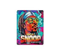 Pochon Weed Design Premium | 50pcs Sachets Zip Refermables 12.5x9.5cm | Pochettes Étanches Anti-Odeur pour Herbes, Épices, Thé, Café | Fermeture Hermétique Résistante (UNCLE SNOOP)