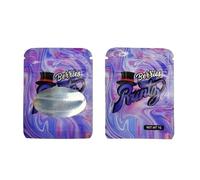 Pochon Weed Design Premium | 50pcs Sachets Zip Refermables 6cm x 8cm | Pochettes Étanches Anti-Odeur pour Herbes, Épices, Thé, Café | Fermeture Hermétique Résistante (8 Berries Runtz 6x8 cm)