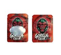 Pochon Weed Design Premium | 50pcs Sachets Zip Refermables 6cm x 8cm | Pochettes Étanches Anti-Odeur pour Herbes, Épices, Thé, Café | Fermeture Hermétique Résistante (6 Gorilla Glue 6x8 cm)