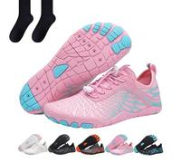 POCHY Hike Footwear Barefoot Womens, Pro-Healthy & Non-Slip Barefoot Shoes for Women & Men, Non-Slip Barefoot Shoes (Pink,44)