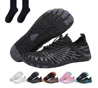POCHY Hike Footwear Barefoot Womens, Pro-Healthy & Non-Slip Barefoot Shoes for Women & Men, Non-Slip Barefoot Shoes (Black,39)