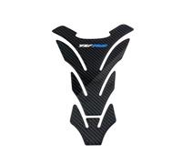 PochY Tampon Reservoir Moto Autocollant de Tampon de réservoir de Moto en Fiber de Carbone 5D, emblème pour Yam&aha R6 R6 XJR YZF