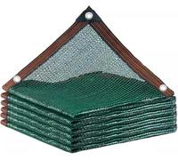 POCHY Voile D'ombrage Protection Solaire Toile HDPE 60% Anti-UV Filet D'ombrage Terrasse avec Oeillets pour Jardin, Balcon, Camping, Pergola (Color : Green, Size : 4x5m)