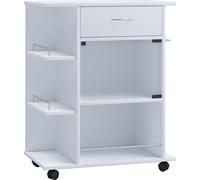 Pocis module de cuisine sur roulettes blanc.