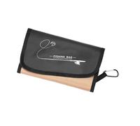 Pocke du support de plaqueur de pêche - Soupchable de rangement du tacle de pêche, support de plaqueur multi-compartiment léger avec fermeture à fermeture éclair, organisateur de poche pratique pour l