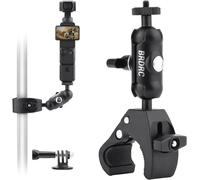 Pocket 3 Support De Vélo De Moto Support De Guidon De Caméra Pince De Vélo Compatible Avec Gopro Mini Hero 12 11 10 9 8 7 6 5, Dji Pocket 3 2, Insta360 X3 X2 Go 3 Accessoires[Gopro3201]