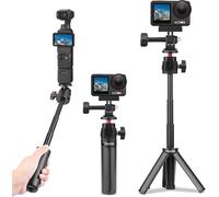 Pocket 3 Tripod for DJI Osmo Pocket 3 Selfie Stick Tripod, Extendable Lightweight Tabletop Stand for DJI Osmo Action 5 Pro/4/3, for GoPro, for Insta360, for Akaso Action Camera Accessories