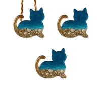 Pocket Animal Hug Tokens, Mini Encouragement Card Set, Inspirational Message Accessories, 5x4x1cm, Cute Portable Gift 3 Pieces, Assorted Animals for Teens Studying Travel Work Wellness Maintainers