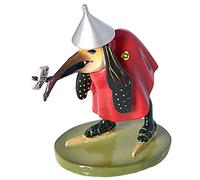 Pocket Art - Miniatur sculpture - oiseau avec lettre - replica de Hieronymus Bosch