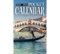 Pocket Calendar 2025-2026: 2 Years Planner for Purse Small Size Monthly January 2025 To December 2026 Small organizer 4 x 6.5 inches | Venice on Water Design with Inspirational Quotes