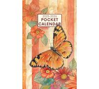 Pocket Calendar 2025-2026 for Purse: 2 Year Mini Monthly Planner with Lined Notes, Contacts, Password Tracker - Small Size 4" x 6.5" for Day Planning and Organization