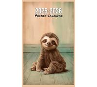 Pocket Calendar 2025-2026: Two-Year Monthly Planner for Purse , 24 Months from January 2025 to December 2026 | Cute Cub in Vintage Cover