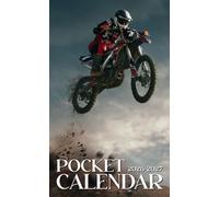 Pocket Calendar 2026-2027: 2-Year Planner for Purse, 24 Monthly from January 2026 to December 2027 with Motivational Quotes | Motocross Dirt Bike Cover