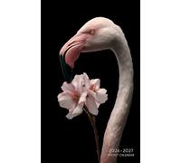 Pocket Calendar 2026-2027: 2 Year Pocket Planner for Purse, from January 2026 to December 2027 | Flamingo Themed