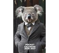 Pocket Calendar 2026-2027: 2 Year Pocket Planner for Purse, from January 2026 to December 2027 | Koala Themed