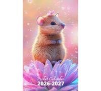 Pocket Calendar 2026-2027: 2 Year Pocket Planner, from January 2026 to December 2027 | Cute Quokka and Flower Cover
