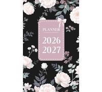 Pocket Calendar 2026-2027: Chic 2-Year Monthly Planner for Purse | January 2026 - December 2027 Organizer with Notes, Contacts & Password Pages