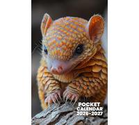 Pocket Calendar 2026-2027 for Purse: 2 Year Pocket Planner, from January 2026 to December 2027 | Armadillo Design