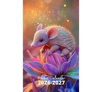 Pocket Calendar 2026-2027 for Purse: 2 Year Pocket Planner, from January 2026 to December 2027 | Armadillo Cover