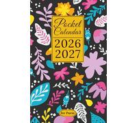 Pocket Calendar 2026-2027 for Purse: Classic Two-Year Planner 2026-2027 - Compact 5" × 8" Black & White Edition for Purse or Desk