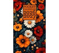 Pocket Calendar 2026-2027 for Purse: Compact Monthly & Weekly Planner for Women - Elegant On-the-Go Organizer for Handbags, Totes, and Purses - Perfect for Scheduling, Goal Setting, and Daily Planning