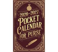 Pocket Calendar 2026-2027 for Purse: Compact Monthly & Weekly Planner for Women - Elegant On-the-Go Organizer for Handbags, Totes, and Purses - Perfect for Scheduling, Goal Setting, and Daily Planning