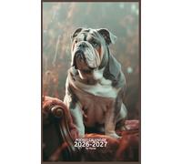 Pocket Calendar 2026-2027 for Purse: Small 2 Year Monthly Planner from January 2026 to December 2027 with Holidays, Bulldog Dog Cover Design