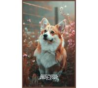 Pocket Calendar 2026-2027 for Purse: Small 2 Year Monthly Planner from January 2026 to December 2027 with Holidays, Dog Cover Design
