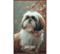 Pocket Calendar 2026-2027 for Purse: Small 2 Year Monthly Planner from January 2026 to December 2027 with Holidays, Shih Tzu Dog Cover Design