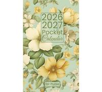 Pocket Calendar 2026-2027 for Purse: Small 2-Year Monthly Planner from January 2026 to December 2027 with Holidays | Floral Cover