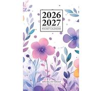 Pocket Calendar 2026-2027 for Purse: with Bill Payment Checklist, Two Year Monthly Planner (January to December)