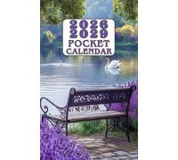 POCKET CALENDAR 2026-2029 FOR PURSE: Weekly & Monthly Planning from JANUARY to DECEMBER Small Size with Holidays & , Habit Tracker, and Vision Board | Lavender Lake
